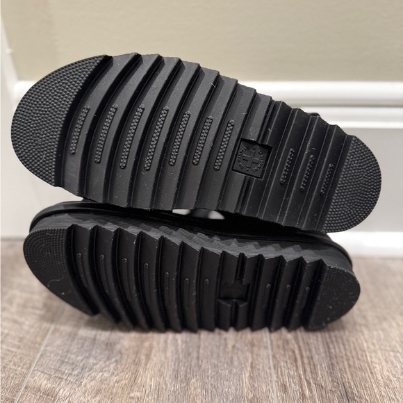 Dr. Martens Black Sandals with Yellow Stitching - Picture 3 of 6